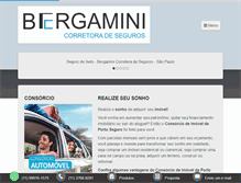 Tablet Screenshot of bergaminicorretoradeseguros.com